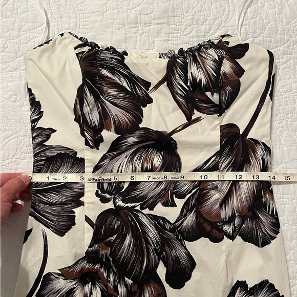 Designer Helen Wang New York Floral Strapless Dress - Picture 13 of 13